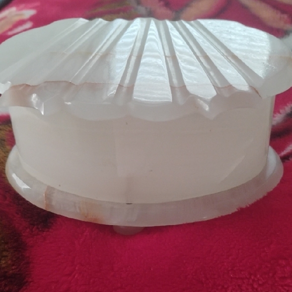 White Shell Design Bath Storage Box - Picture 1 of 9